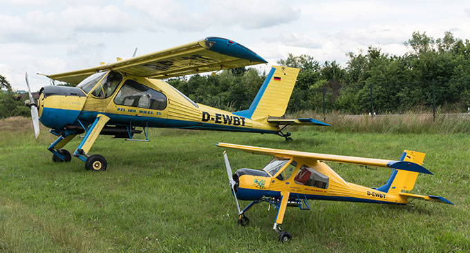 Klein und groß